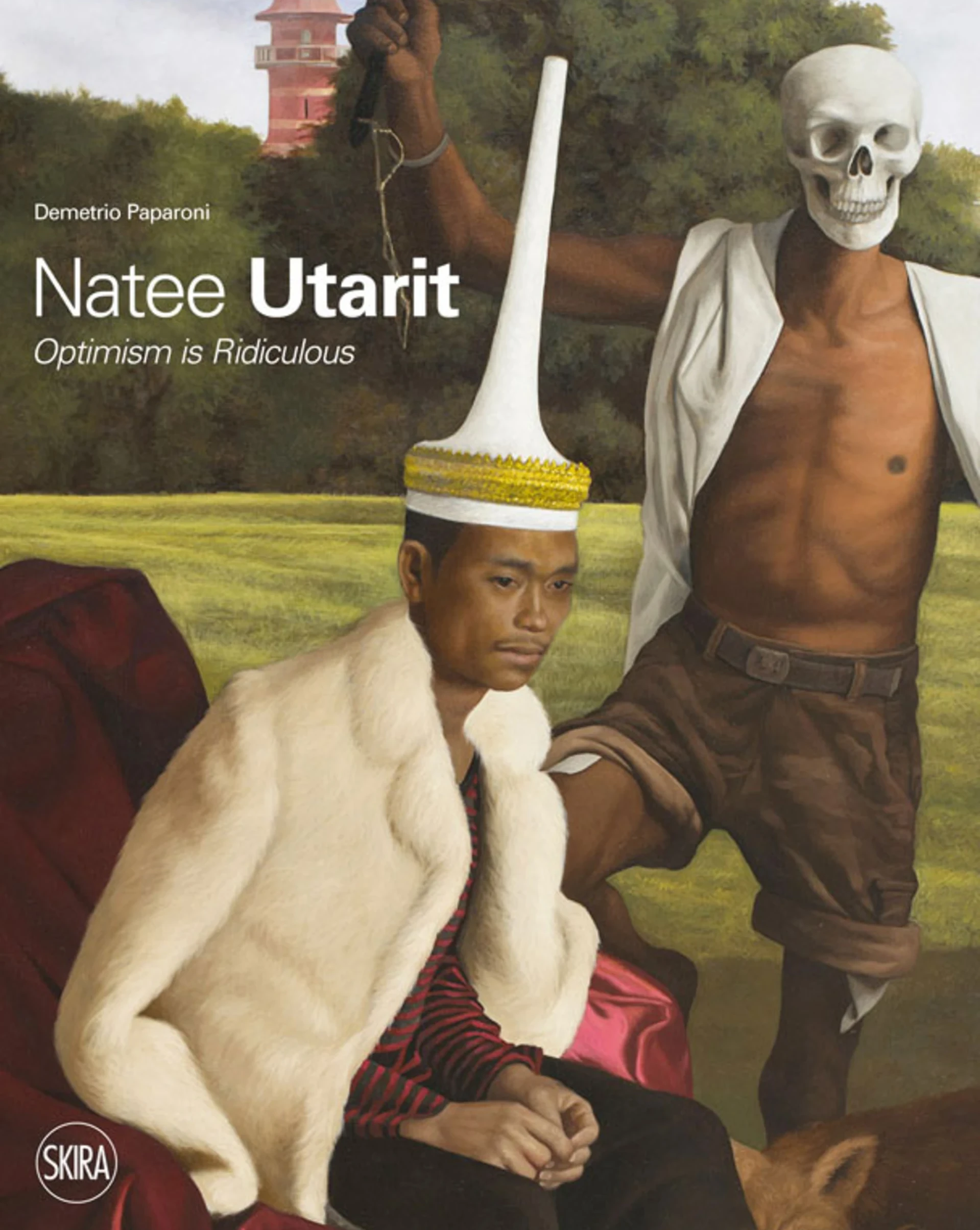 Cover of the Natee Utarit monograph, Optimism is Ridiculous, published by Skira